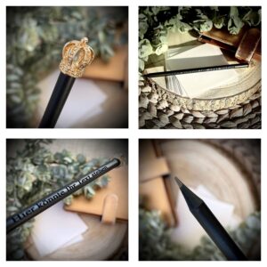 Bleistift mit Krone