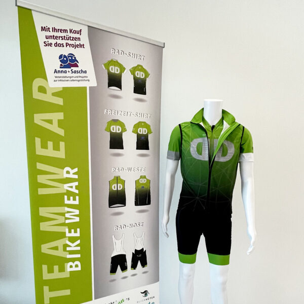 Rad und Sportbekleidung