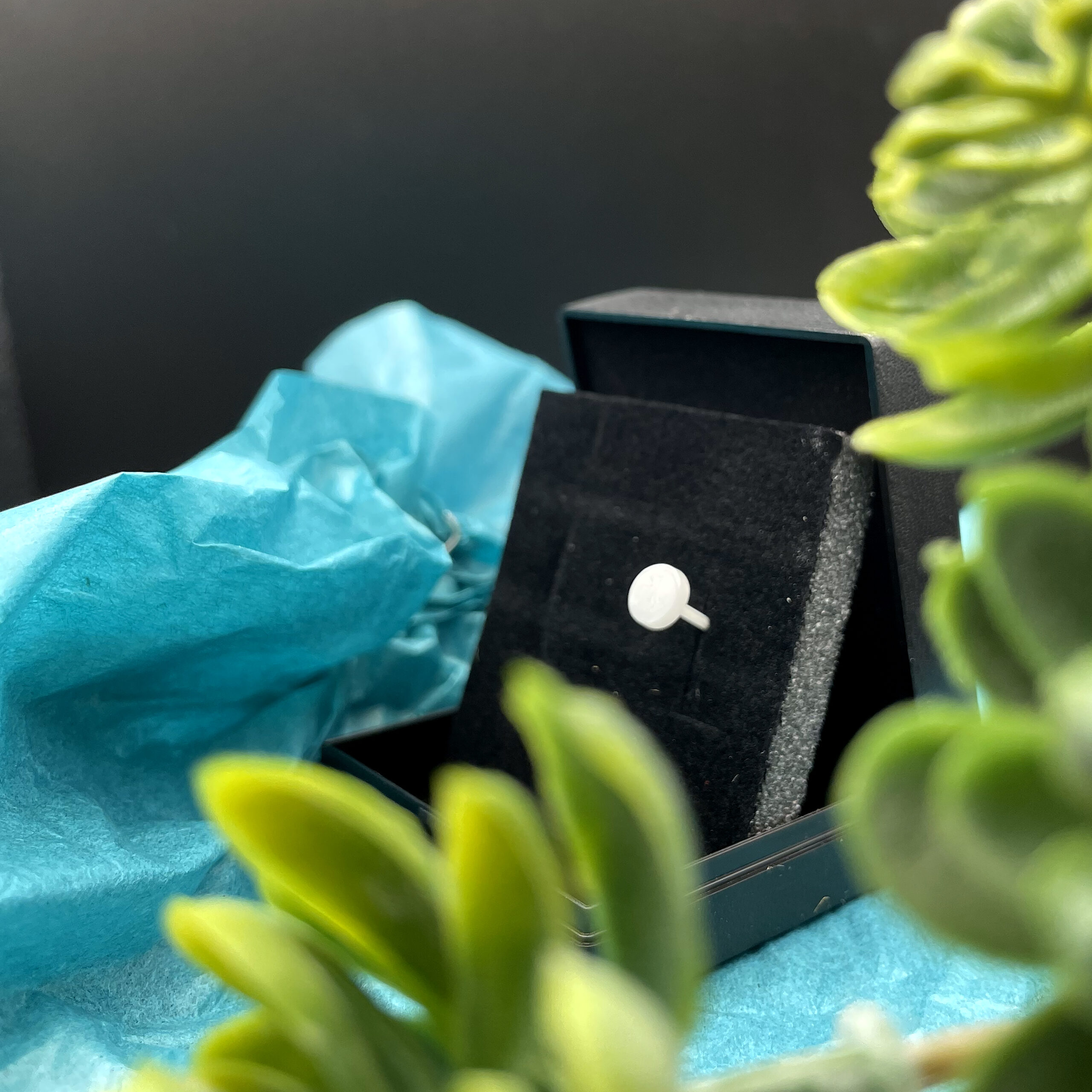 Keramikohrstecker in Schachtel