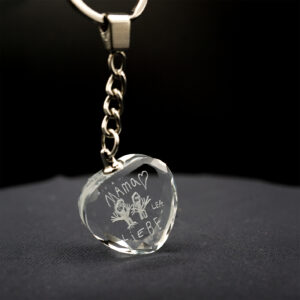 Produktbild Schlüsselanhänger Glasherz, hängend, Motiv Lea